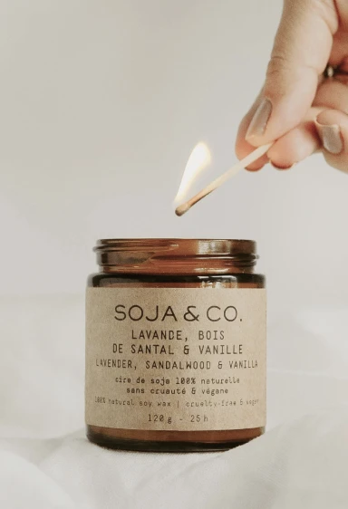 Świece sojowe w szkle