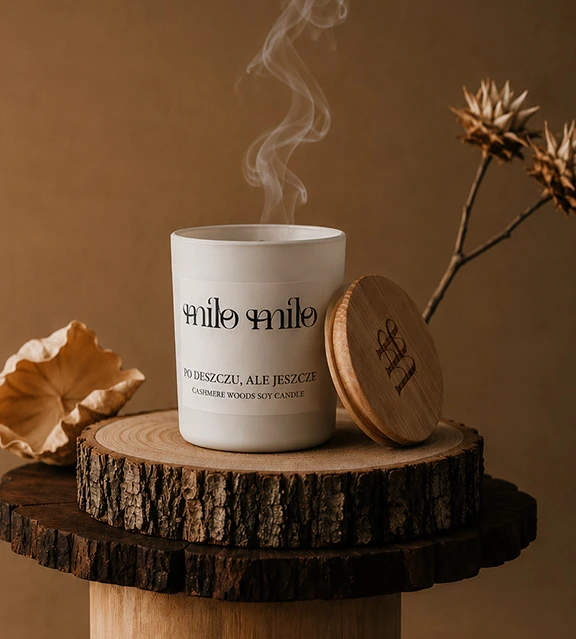 Świeca sojowa “Cashmere Woods”